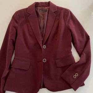 Maroon NY&Co 7th Avenue Blazer